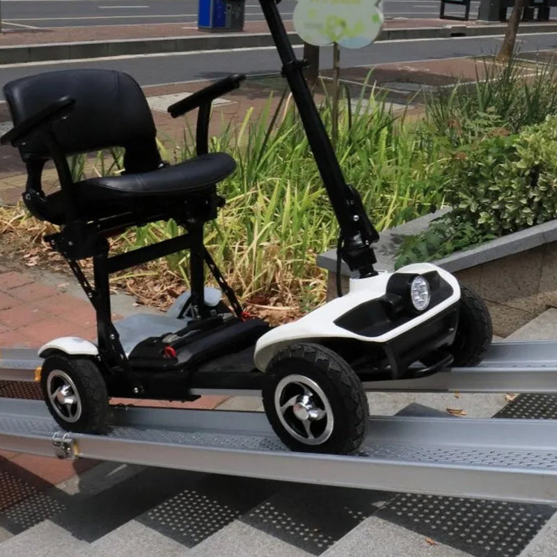 Adjustable 7ft to 10ft Telescopic Wheelchair Ramps – Hinged & Portable Design