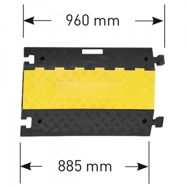 Extra Heavy Duty Traffic Cable Protection Ramp