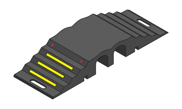 125mm Heavy Duty Fire Hose Protection Ramp Solution for Protecting Hoses