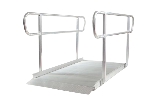 Secure and Reliable Wheelchair Ramp with Handrails for Easy Access (3ft - 12ft)