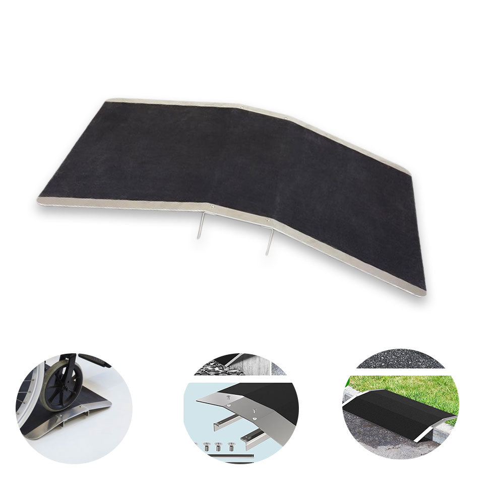 Robust Bridge Threshold Ramp (75mm) Perfect for Wheelchairs, Scooters & Walkers