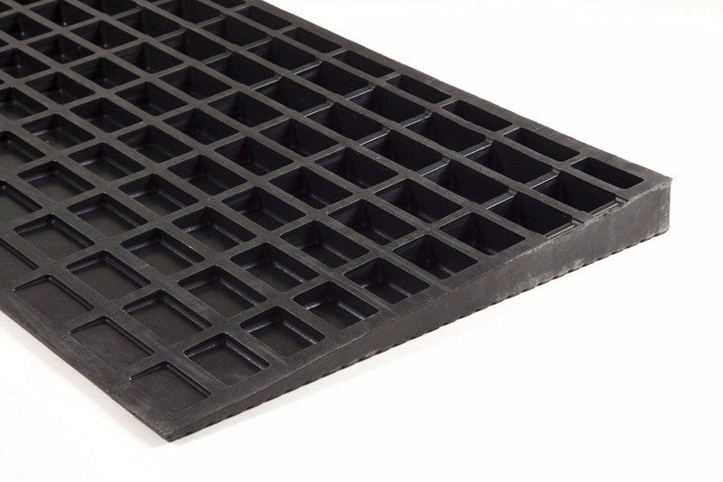 Heavy-Duty Rubber Threshold Ramp – 4.5"–7" Height for Wheelchair Access