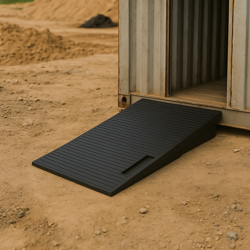 Heavy-Duty Access Ramps – Rubber, 20mm–100mm Rise for Thresholds & Loading